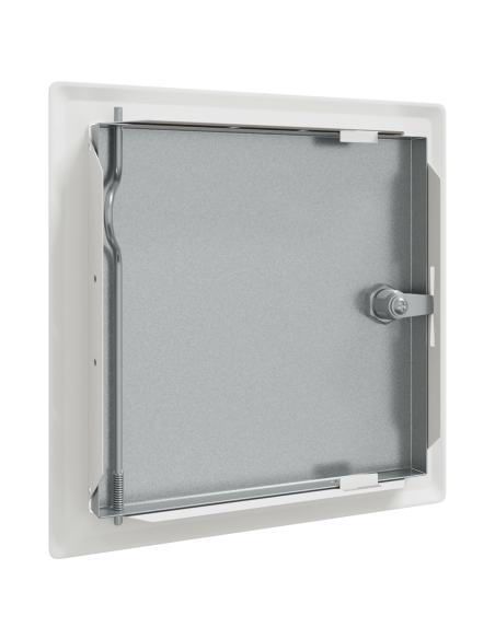 Pannello di Accesso 2 pcs Bianco 23 x 23 x 3 cm Acciaio