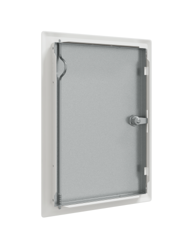 Pannello di Accesso Bianco 33 x 23 x 3 cm Acciaio