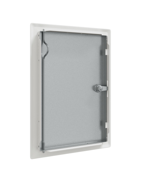 Pannello di Accesso Bianco 33 x 23 x 3 cm Acciaio