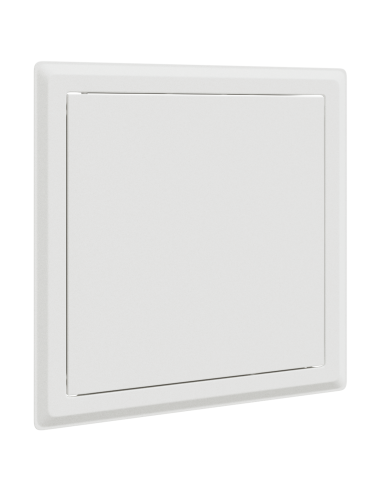 Pannello di Accesso 2 pcs Bianco 23 x 23 x 3 cm Acciaio