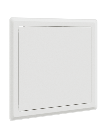Pannello di Accesso 2 pcs Bianco 23 x 23 x 3 cm Acciaio