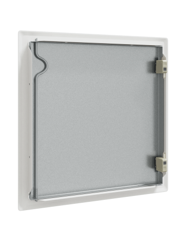 Pannello di Accesso Bianco 43.5 x 33 x 3 cm Acciaio