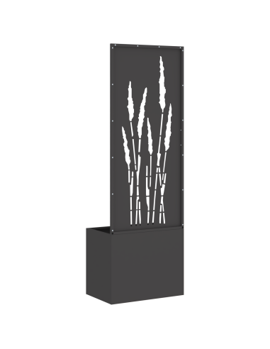 Schermo per privacy in giardino Traforo Nero 50 x 140 cm