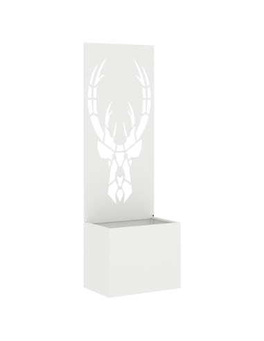 Schermo per privacy in giardino Bianco 50 x 140 cm