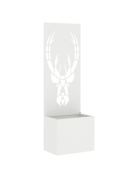 Schermo per privacy in giardino Bianco 50 x 140 cm