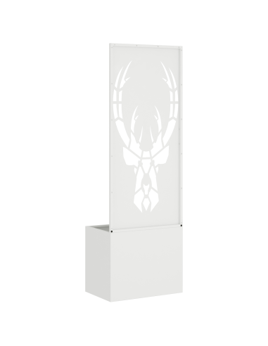 Schermo per privacy in giardino Bianco 50 x 140 cm