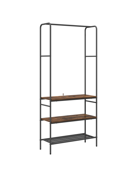 Stendibiancheria Rovere fumé 77 x 30 x 171 cm Legno multistrato