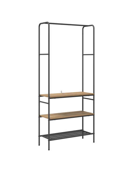 Stendibiancheria Rovere artigianale 77 x 30 x 171 cm