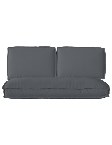 Set di Cuscini per Pallet con cuscino 3 pcs Antracite