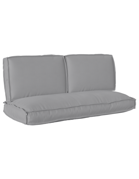 Set di Cuscini per Pallet con cuscino 3 pcs Grigio