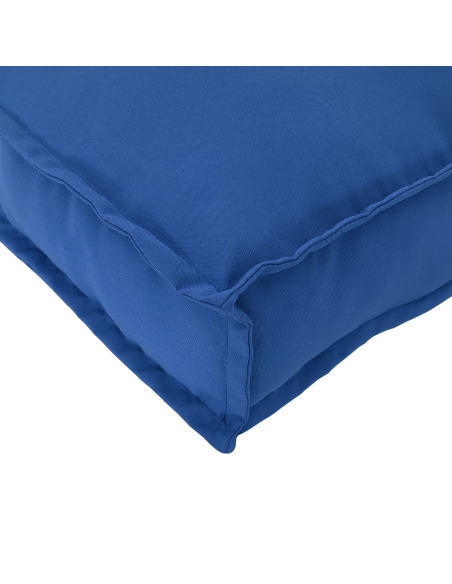 Set di Cuscini per Pallet con cuscino 3 pcs Blu Reale
