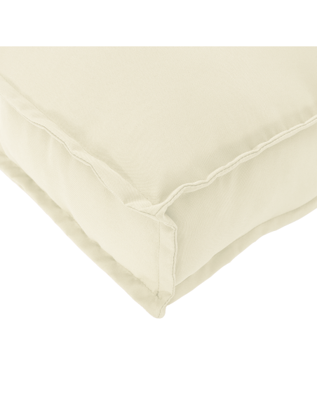Set di Cuscini per Pallet con cuscino 3 pcs Crema