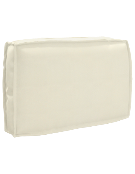 Set di Cuscini per Pallet con cuscino 3 pcs Crema
