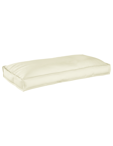 Set di Cuscini per Pallet con cuscino 3 pcs Crema