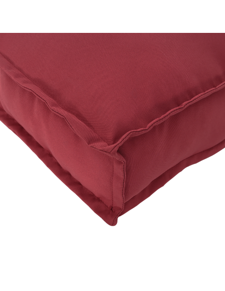 Set di Cuscini per Pallet con cuscino 3 pcs Rosso Vino