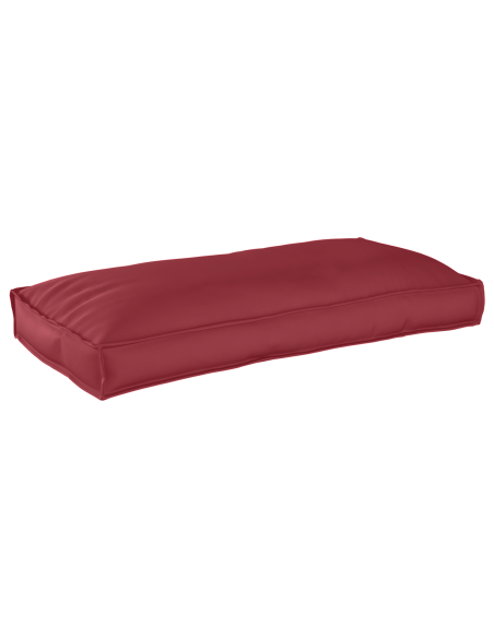 Set di Cuscini per Pallet con cuscino 3 pcs Rosso Vino