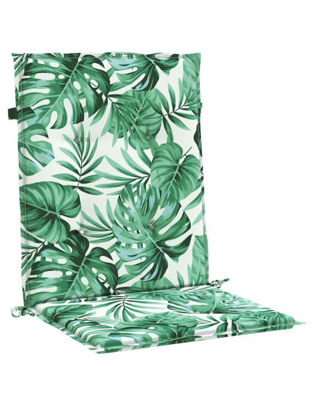 Cuscini per sedie Altro 2 pcs Motivo a foglia 100 x 50 x 3 cm