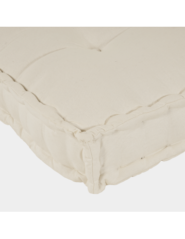 Divano modulare 2 pcs Crema 120 x 80 x 38 cm Tessuto