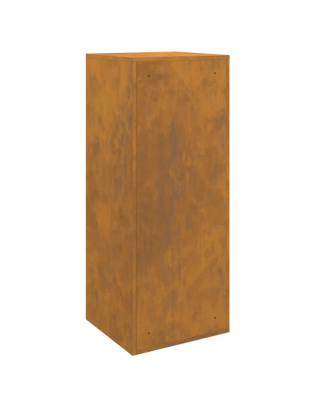 Cassetta per pacchi Ruggine 41 x 38 x 103 cm acciaio corten