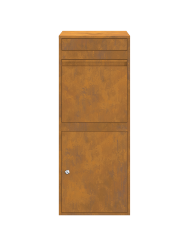 Cassetta per pacchi con archiviazione Ruggine 41 x 38 x 103 cm