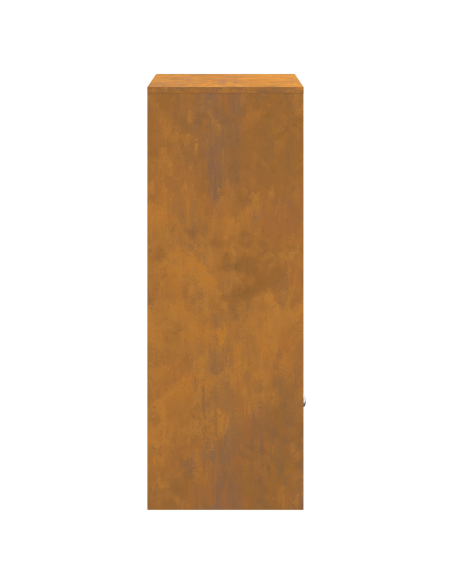 Cassetta per pacchi Ruggine 41 x 38 x 103 cm acciaio corten