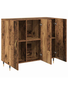 Credenza Legno vecchio 90 x 34 x 80 cm Legno multistrato