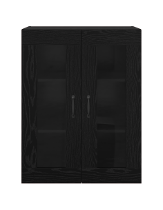 Mobiletto da parete appeso Nero 69.5 x 34 x 90 cm