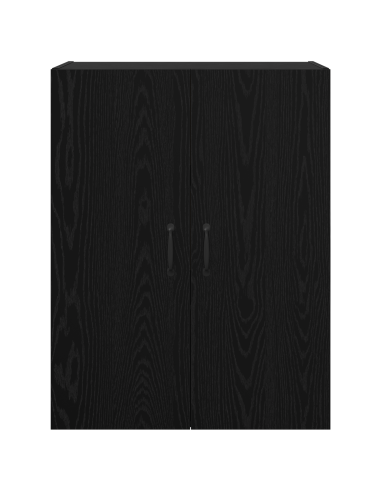 Armadietto a muro Rovere Nero 69,5 x 34 x 90 cm