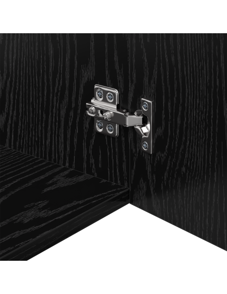 Armadietto a muro Rovere nero 50 x 42.5 x 40 cm