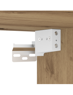 Armadietto a muro rovere artigianale 50 x 42.5 x 40 cm 2