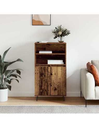 Credenza Marrone 60 x 36 x 110 cm Legno multistrato