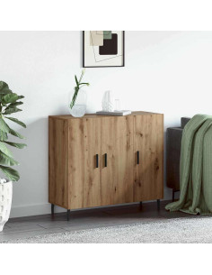 Credenza Rovere artigianale 90 x 34 x 80 cm Legno multistrato 2