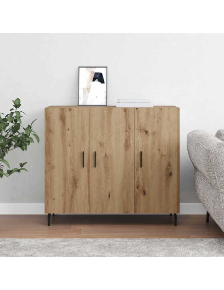 Credenza Rovere artigianale 90 x 34 x 80 cm Legno multistrato