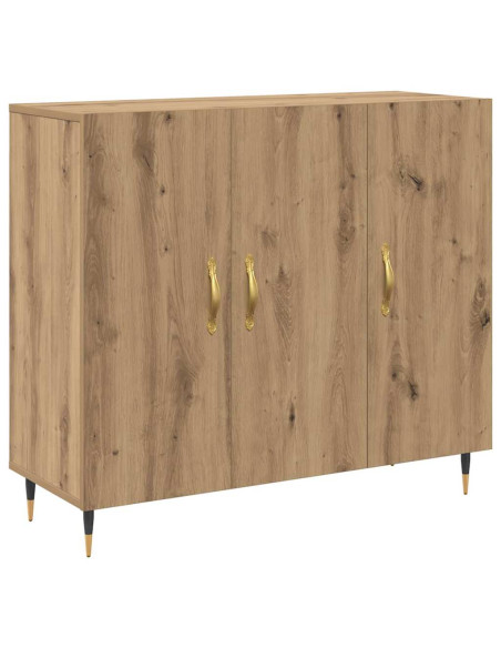 Credenza Rovere artigianale 90 x 34 x 80 cm Legno multistrato
