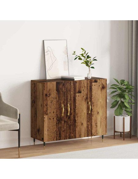 Credenza Marrone 90 x 34 x 80 cm Legno multistrato