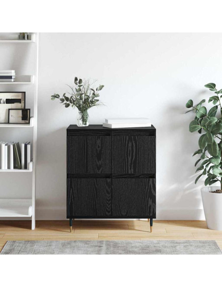 Credenza Rovere Nero 60 x 35 x 70 cm