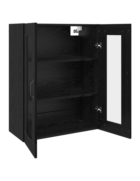 Mobiletto da parete appeso Nero 69.5 x 34 x 90 cm