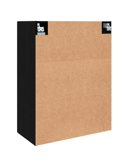 Mobiletto da parete appeso Nero 69.5 x 34 x 90 cm