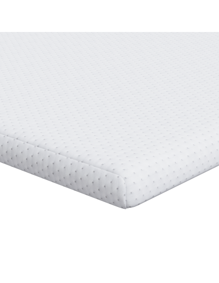 Topper per materasso Bianco 90 x 190 cm Tessuto Jacquard