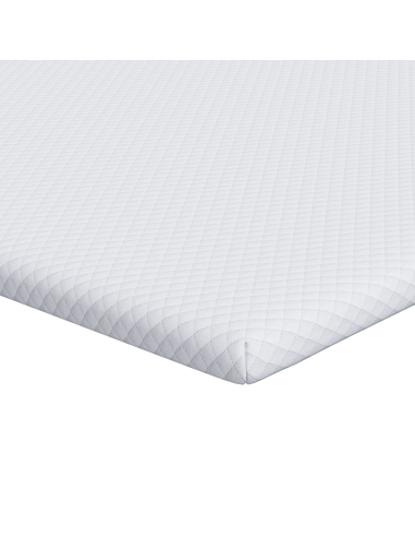 Topper per materasso Bianco 70 x 200 cm Tessuto Jacquard