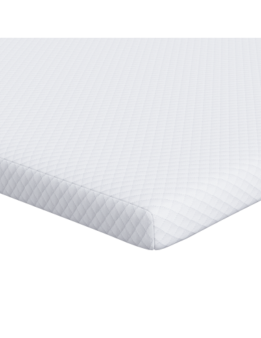 Topper per materasso Bianco 120 x 200 cm Tessuto Jacquard