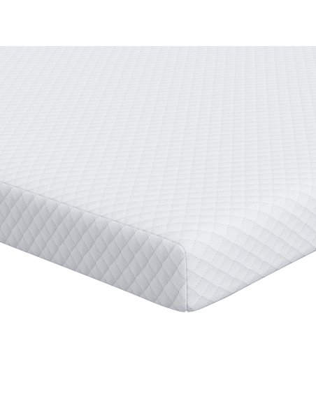 Topper per materasso Bianco 90 x 200 cm Tessuto Jacquard