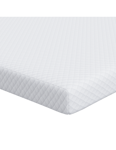 Topper per materasso Bianco 120 x 200 cm Tessuto Jacquard