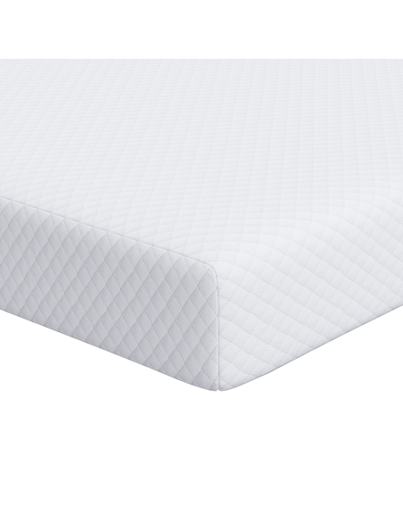 Topper per materasso Bianco 90 x 190 cm Tessuto Jacquard