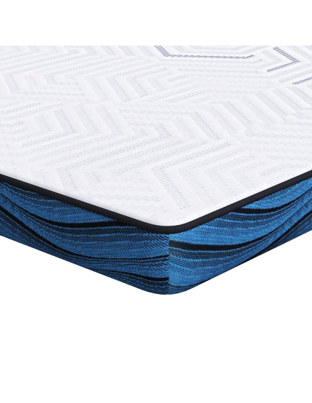 Topper per materasso Bianco 80 x 200 cm Tessuto Jacquard