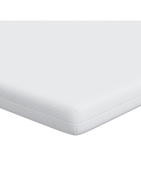 Topper per materasso Bianco 90 x 200 cm Tessuto Jacquard