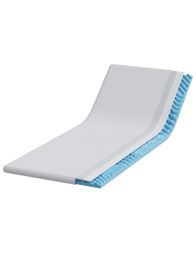 Topper per materasso Bianco 80 x 200 cm Tessuto Jacquard