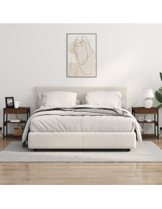 Armadio da Notte 2 pcs Rovere Marrone 41 x 31 x 51 cm