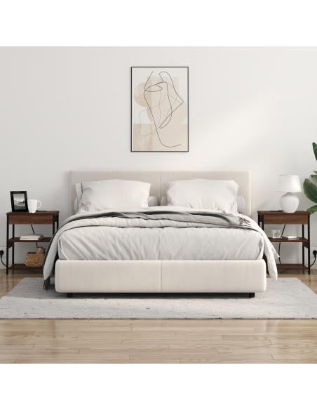 Armadio da Notte 2 pcs Rovere Marrone 41 x 31 x 51 cm