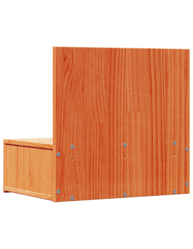 Comodino con cassetto Marrone cerato 42 x 32,5 x 40 cm